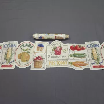 Chesapeake Country Kitchen Wallpaper Border Prepasted Washable New Sealed - Main