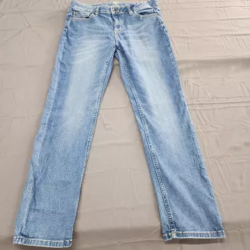 G.H. Bass & Co. Womens Jeans Size 10 Blue Straight Mid Rise Stretch Denim 30x29 - Front