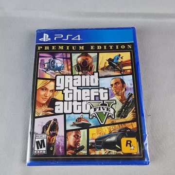 Grand Theft Auto V PlayStation 4 PS4 Premium Edition Rockstar Games - Front