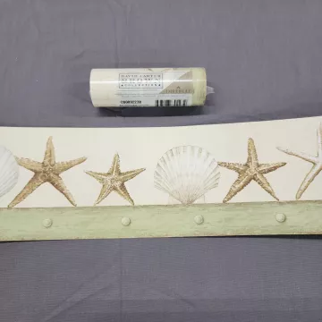 Imperial Coastal Starfish Wallpaper Border New Sealed Prepasted Vinyl - Main