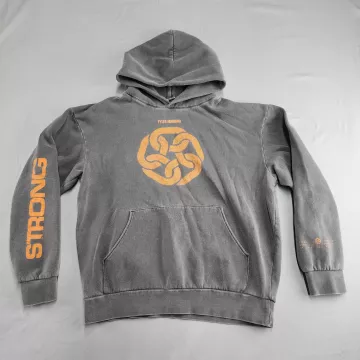 INDEPENDENT TRADING COMPANY Men's M Hoodie Charcoal Gray Pullover TYLER HUBBARD - Front