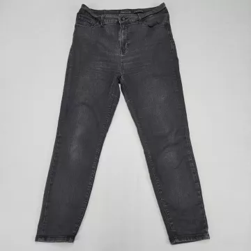Kendall Kylie The Kontour High Rise Skinny Jeans Womens 13/31 Black Stretch - Front