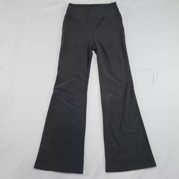 KIRKLAND Signature Women's L Charcoal Grey Bootcut High Rise Stretch Pants 27W 3 - Front