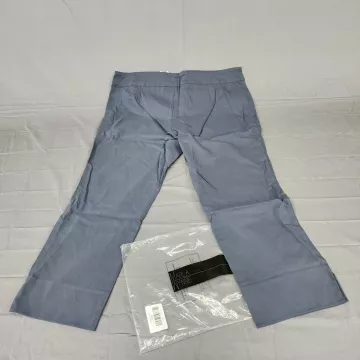 Marla Wynne Womens Plus 22W Ombre Blue Cropped Pants Pull On Elastic Waist - Front