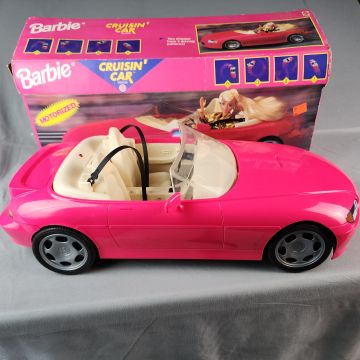 Mattel Barbie Cruisin' Car Motorized Vehicle Model 16544 Pink Vintage - Main