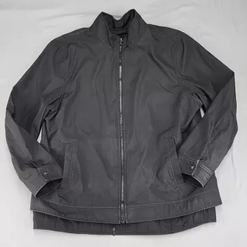 Michael Kors Mens 2XL Black Full Zip Lightweight Bomber Jacket Quilted - Front