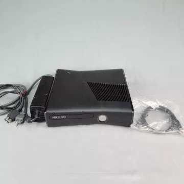 Microsoft Xbox 360 S Console Black Model 1439 Video Game System 2010 - Main