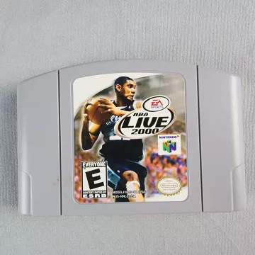 NBA Live 2000 Nintendo 64 N64 Cartridge NUS-006 NUS-NNLE-USA EA Sports - Front