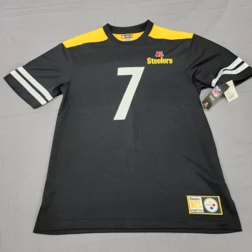 NFL Team Apparel Pittsburgh Steelers Ben Roethlisberger 7 Jersey Shirt Men's L - Front