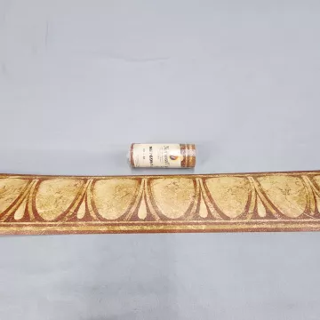 Norwall Gold Geometric Wallpaper Border Prepasted Vinyl Textured New Sealed - Main