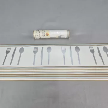 Norwall Kitchen Utensils Multicolor Wallpaper Border New Sealed Prepasted Vinyl - Main