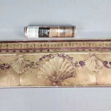 Norwall Nautical Shell Scroll Beige Wallpaper Border Prepasted Vinyl New - Main