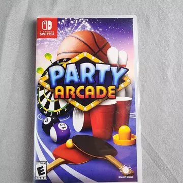 Party Arcade Nintendo Switch Game Cartridge 2023 HAC P AM8FA Galaxy Games - Front