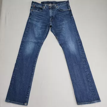 Polo Ralph Lauren Mens Jeans 32x30 Blue Slim Stretch Elliot Wash Mid Rise - Front