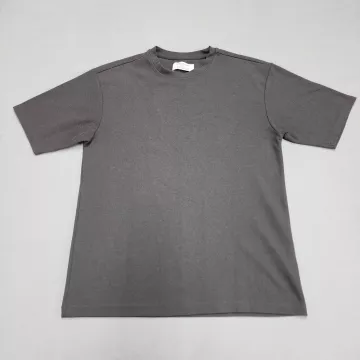 Primark Men's Size S Gray Relaxed Fit Short Sleeve Crew Neck Textured T-Shirt - Front