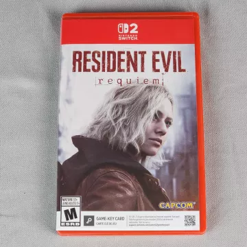 Resident Evil Requiem Nintendo Switch 2 Video Game Cartridge Capcom - Front