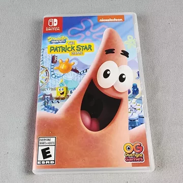 SpongeBob SquarePants The Patrick Star Game Nintendo Switch 2024 Outright Games - Front