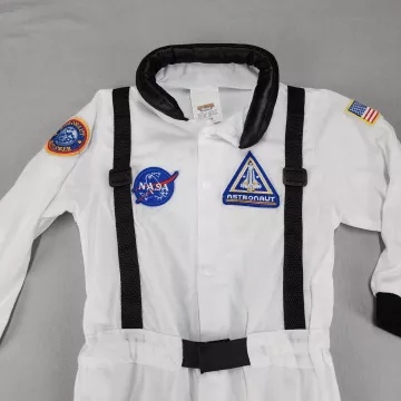 SPOOKTACULAR CREATIONS Baby Unisex NASA Astronaut Costume Jumpsuit White 18-24M - Main