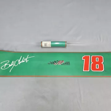 Springs NASCAR Bobby Labonte 18 Wallpaper Border Green Vinyl Prepasted Sealed - Main