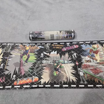Sunworthy Skateboard Graffiti Wallpaper Border New Sealed Prepasted Vinyl - Main