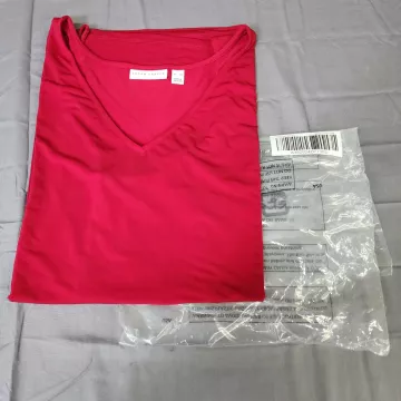 Susan Graver Liquid Knit Tank Top Womens 4X Ruby Red V Neck Sleeveless Stretch - Main