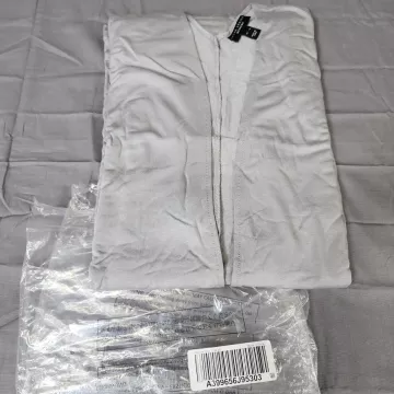 Susan Graver Weekend Womens 4X Grey Open Front Wrap Poncho Sweater Pockets - Main