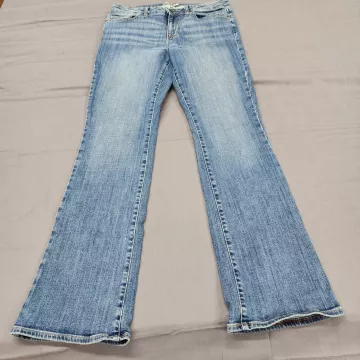 Tommy Hilfiger Women's Jeans Size 10 Blue Medium Wash Bootcut Low Rise Denim - Front