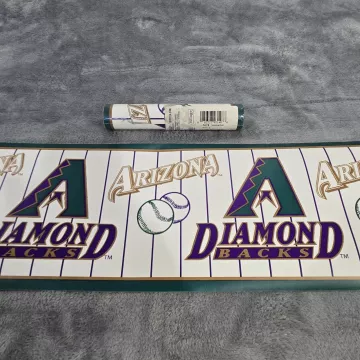 Village Arizona Diamondbacks MLB Baseball Wallpaper Border Prepasted New Sealed - Main