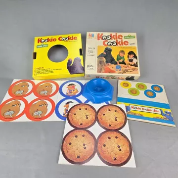 Vintage Sesame Street Kookie Cookie Game Milton Bradley Unused Open Box 4011 - Main