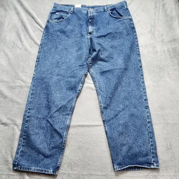 Wrangler Hero Jeans Men's 42x30 Loose Fit Blue Denim 100% Cotton NWT 91000VS - Front