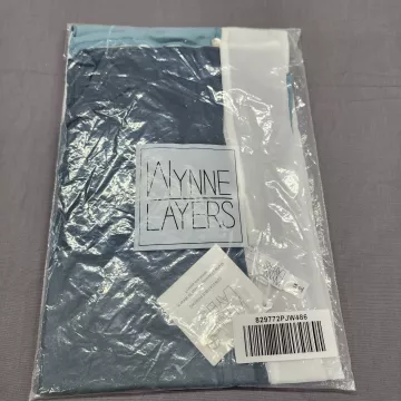 Wynne Layers 3X Plus Convertible Poncho Multicolor Colorblock Sheer Wrap NWT - Main