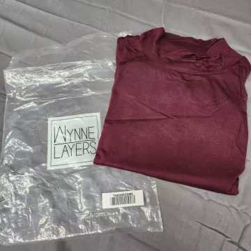 Wynne Layers Women's 3X Plum Mock Neck Tank Top Sleeveless Viscose Stretch - Main