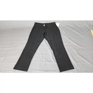 Wynne Layers Womens Plus 1X Black Straight Leg Pull On Stretch Knit Pants New - Front