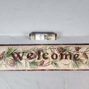 York Country Botanical Green Wallpaper Border Pre-Pasted Vinyl LM7915BD New - Main