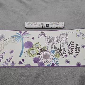 York Safari Animal Kids Wallpaper Border Prepasted Sure Strip New Sealed - Main
