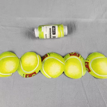 York Tennis Ball Sports Novelty Yellow Wallpaper Border Pre-pasted Vinyl - Main