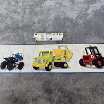 York Wallcoverings Bob the Builder Multicolor Wallpaper Border New Prepasted - Main