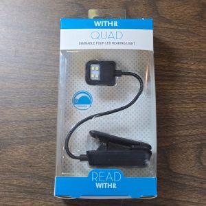 4 LED Reading Light Dimmable Quad Light - Withit - Black - NEW In Box