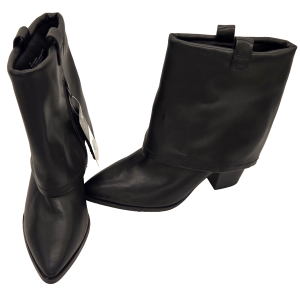 Women's Marsha Ankle Boots Zip Up Pointed Toe  - Black Size 9 1/2