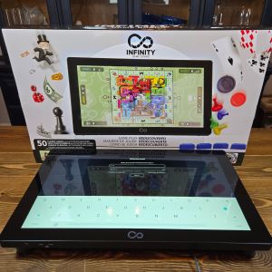 Arcade1UP Infinity Game Board 18.5 Inch HD Touchscreen  50+ Games Chess Monopoly
