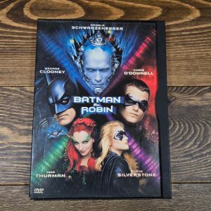 Batman & Robin (DVD 1997) Snap Case George Clooney DC Superhero Movie Flick