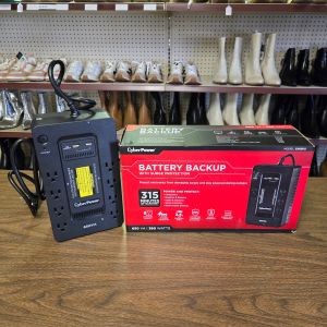 CyberPower 650VA Battery Back-Up System 360W - Black SX650U