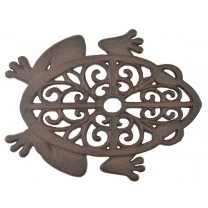 Decorative Cast Iron Yard & Garden Stepping Stone Frog flagstone