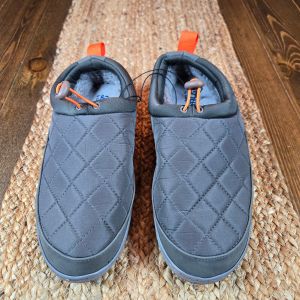Dluxe Men's Corey All Day Slide Slippers Charcoal Gray XL US size 13-14