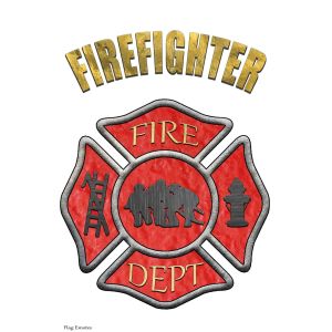Firefighting Garden Flag Fire & Rescue Double Sided Firemans Cross Banner