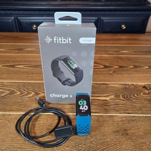 Fitbit Charge 6 Fitness & Health Tracker Smartwatch W/ 3rd Party Bands & Charger