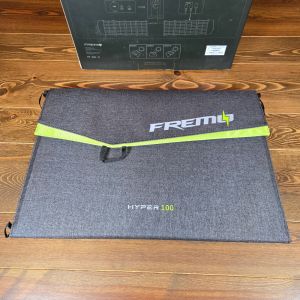 Fremo - Hyper 100 Universal Solar Panel With USB-C and Other Connectors Gray