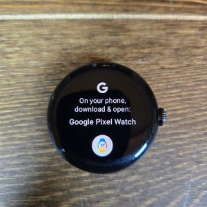 Google Pixel Watch 41mm Matte Black Stainless Steel Case