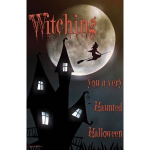 Halloween Garden Flag Trick Or Treat Double Sided Yard Banner Witching Haunted