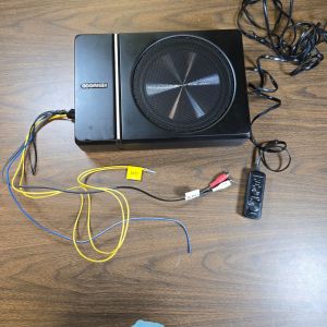 Kenwood KSC-PSW8 8" Class-D Compact Powered Subwoofer, 250W Peak Power